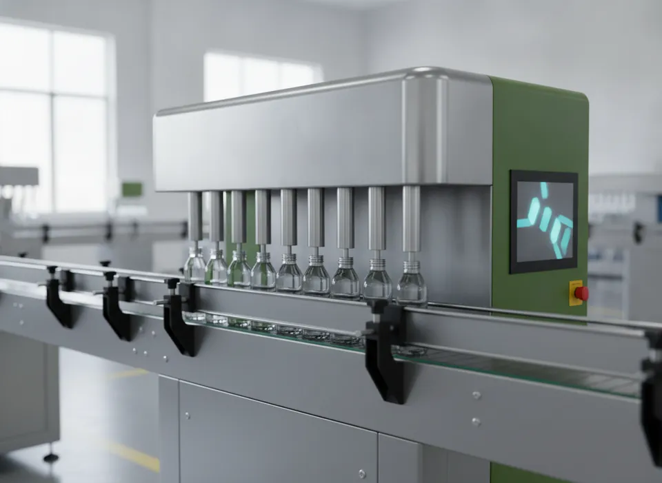 8-Head Gravity Overflow Filling Machine