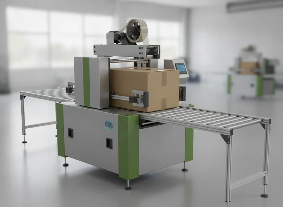 H-Pattern Edge Carton Sealer