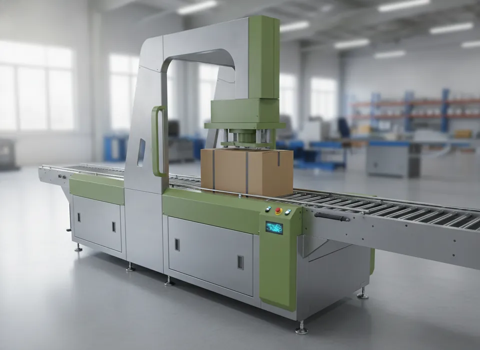 Inline Fully Automatic Strapping Machine with Press