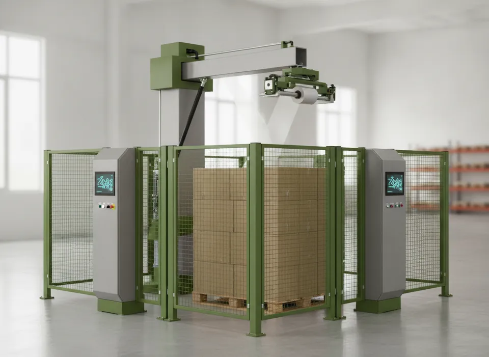 Rotary Arm Pallet Stretch Wrapper