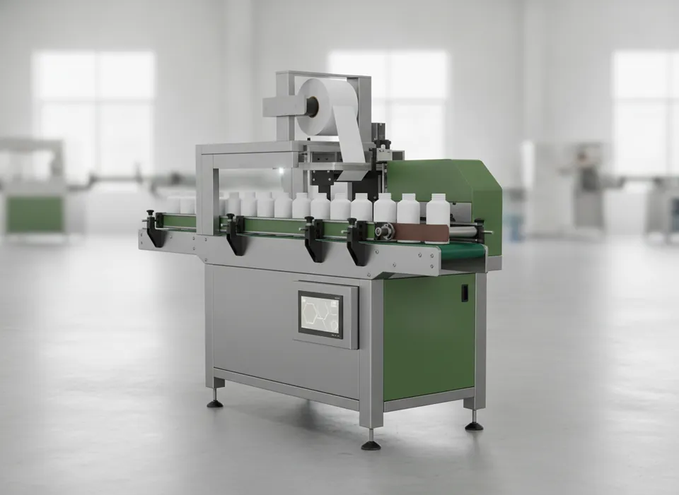 Wrap-Around Bottle Labelling Machine